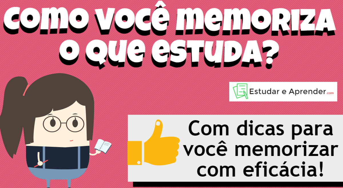 Infogr Fico Como Voc Memoriza O Que Estuda Projeto Estudar E Aprender